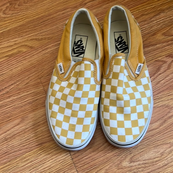 Yellow Checker Vans - Picture 2 of 5